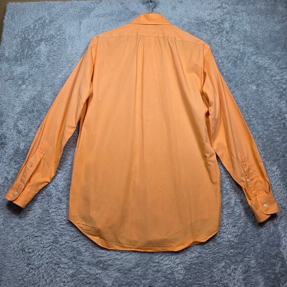Ralph Lauren Orange Logo Classic Fit Button Down Shirt Size Small - Picture 5 of 6